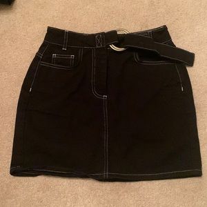 BDG Black Mini Skirt, small